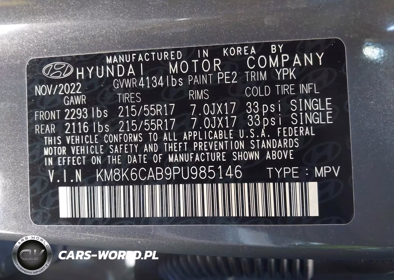2023 Hyundai Kona Sel VIN:KM8K6CAB9PU985146 - 9