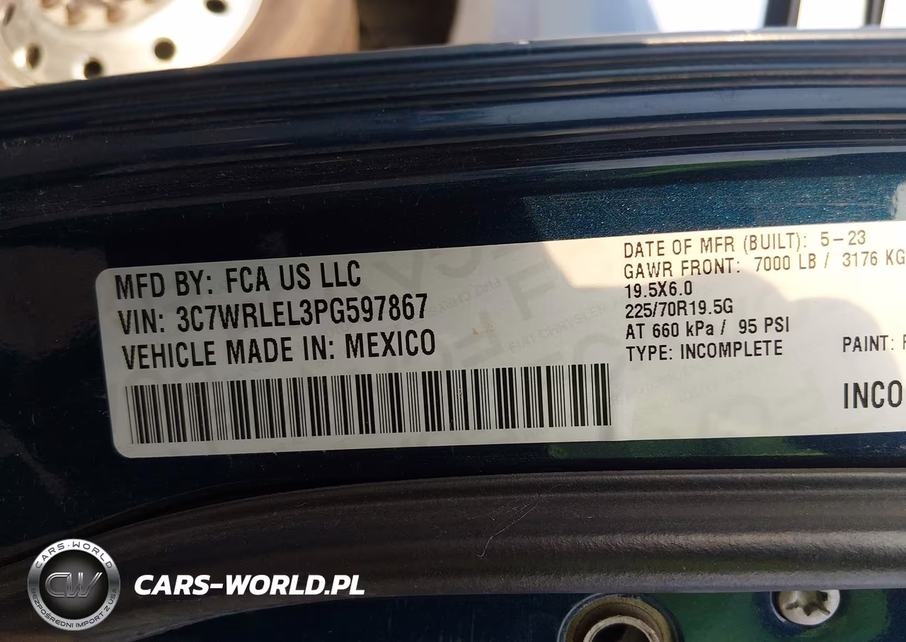 2023 Ram 4500 Chassis Tradesman-Slt-Laramie-Limited VIN:3C7WRLEL3PG597867 - 9