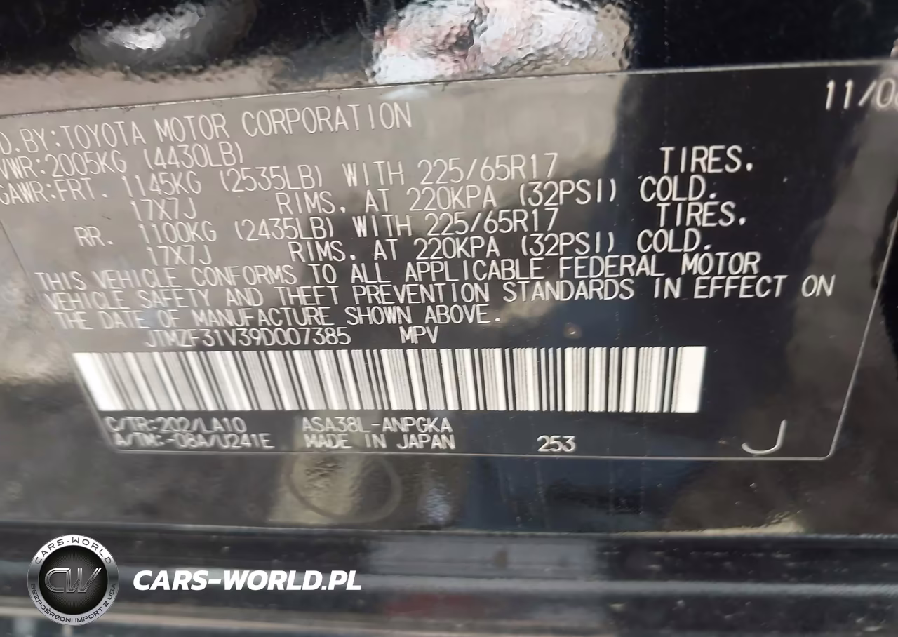2009 Toyota Rav4 Limited VIN:JTMZF31V39D007385 - 9