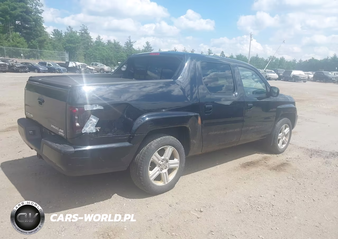 2009 Honda Ridgeline Rtl VIN:5FPYK16529B107031 - 4