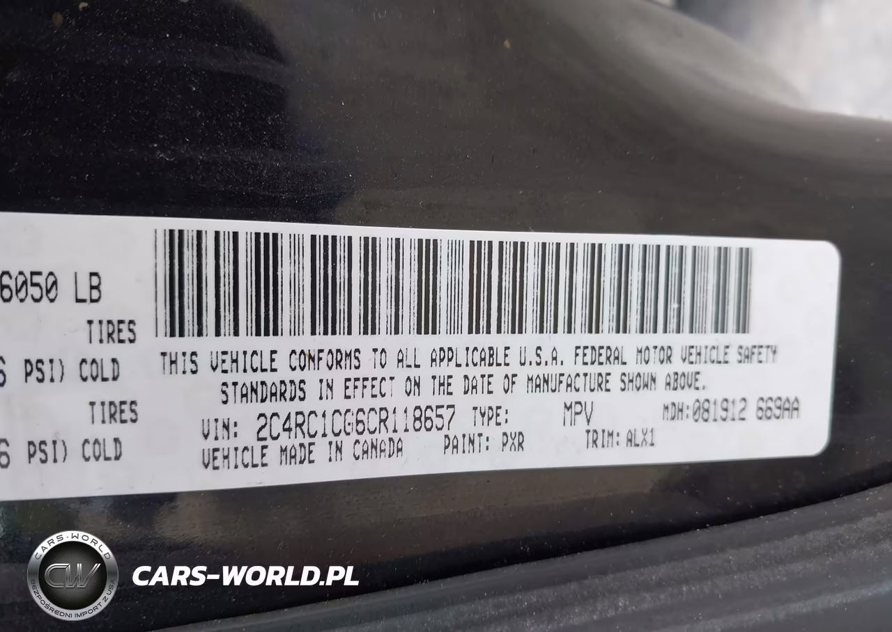 2012 Chrysler Town & Country Touring-L VIN:2C4RC1CG6CR118657 - 9