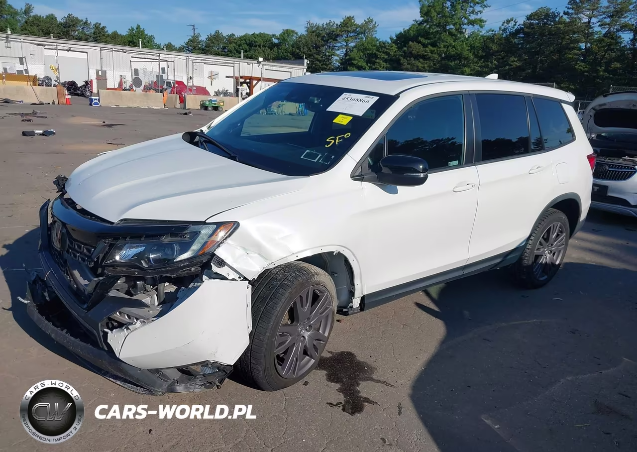 2021 Honda Passport Awd Ex-L VIN:5FNYF8H57MB041765 - 2