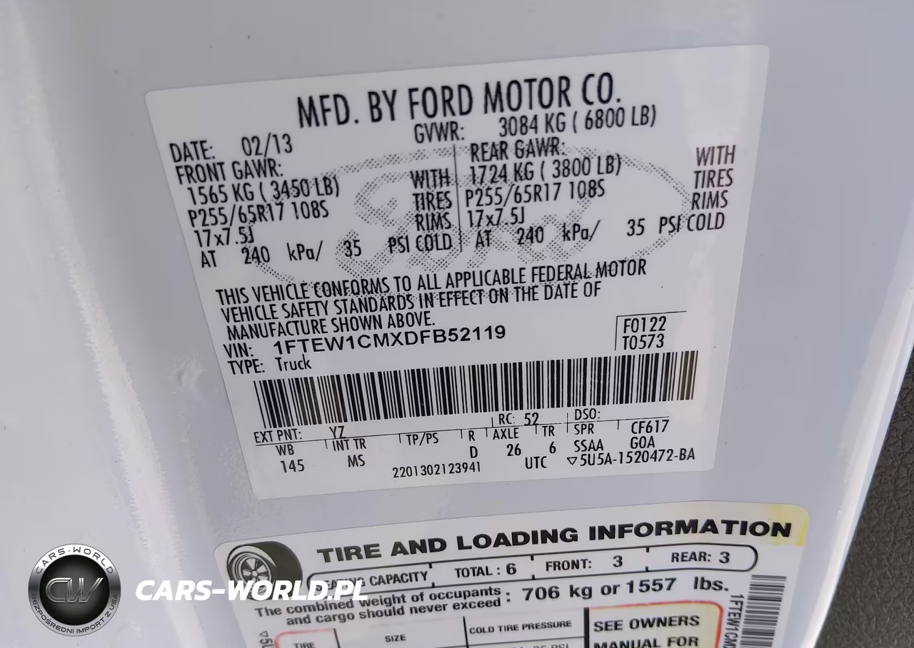 2013 Ford F-150 Xlt VIN:1FTEW1CMXDFB52119 - 9