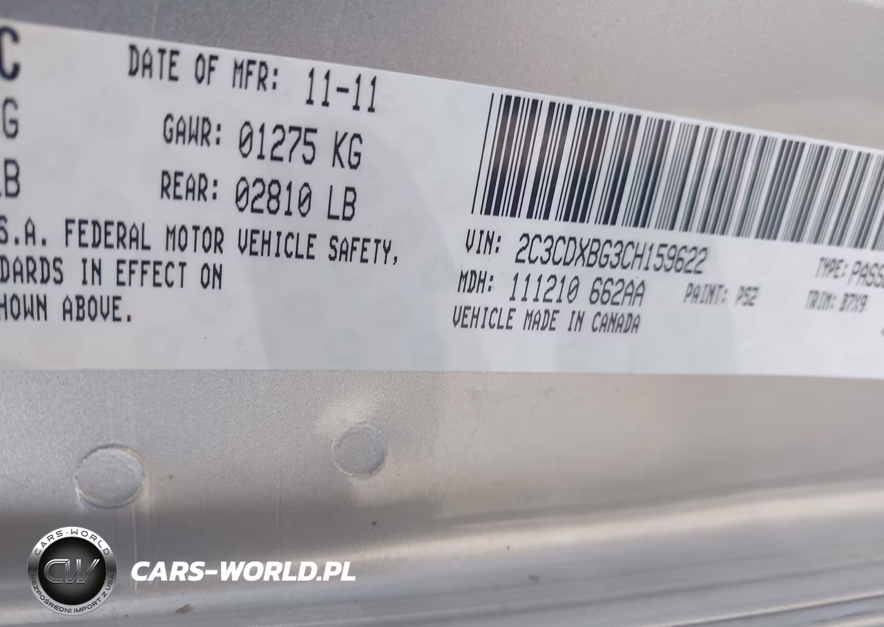 2012 Dodge Charger Se VIN:2C3CDXBG3CH159622 - 9
