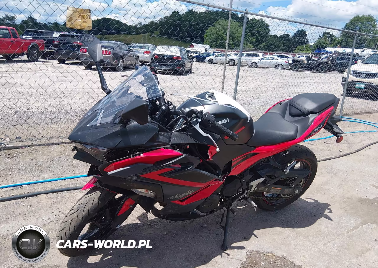 2024 Kawasaki Ex500 VIN:ML5EXGG12RDA30001 - 2