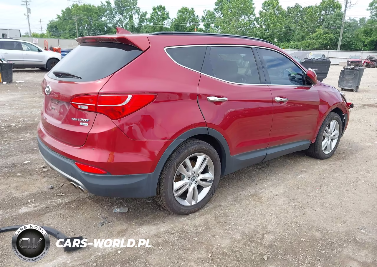 2013 Hyundai Santa Fe Sport 2.0T VIN:5XYZUDLA2DG074317 - 4