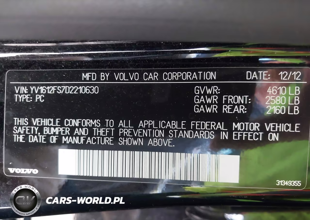2013 Volvo S60 T5 VIN:YV1612FS7D2210630 - 9