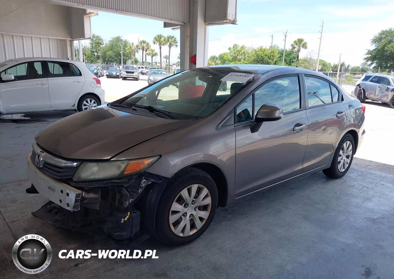 2012 Honda Civic Lx VIN:19XFB2F50CE021297 - 2