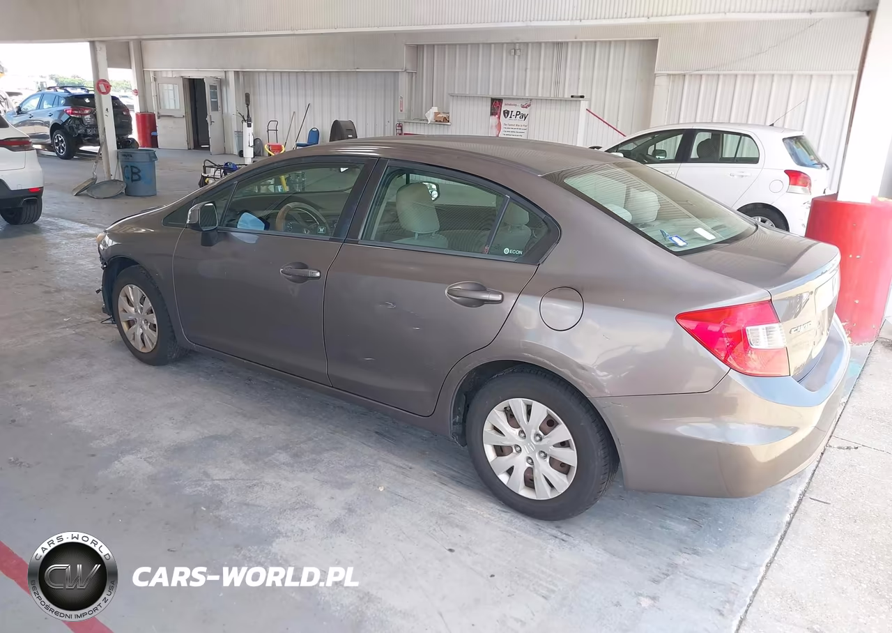 2012 Honda Civic Lx VIN:19XFB2F50CE021297 - 3
