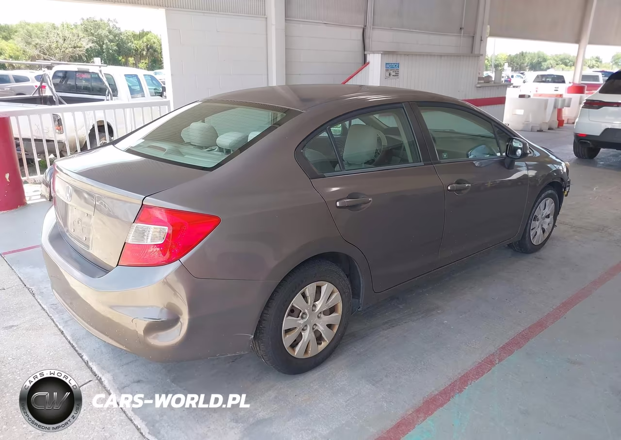2012 Honda Civic Lx VIN:19XFB2F50CE021297 - 4