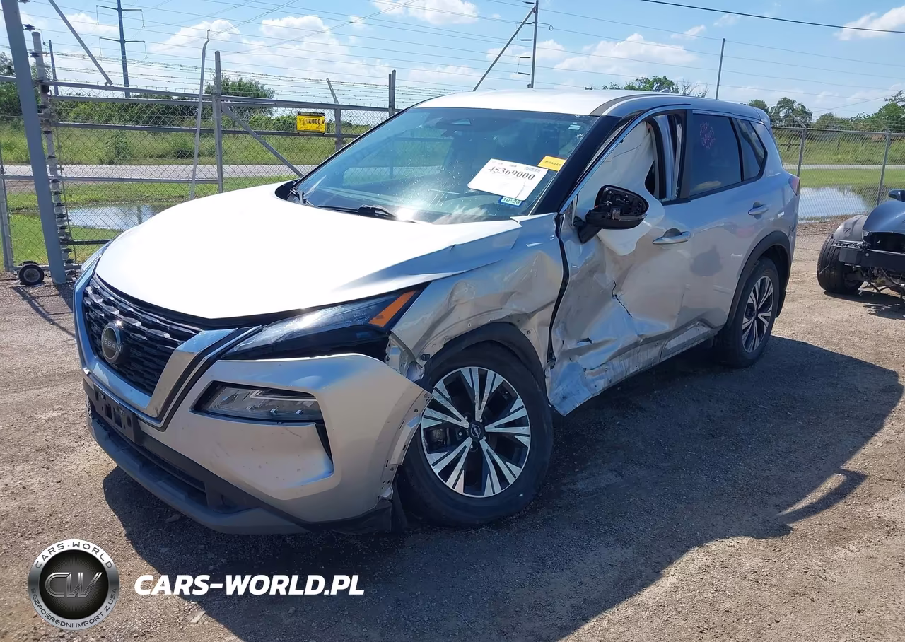 2022 Nissan Rogue Sv Fwd VIN:5N1BT3BA2NC672988 - 2