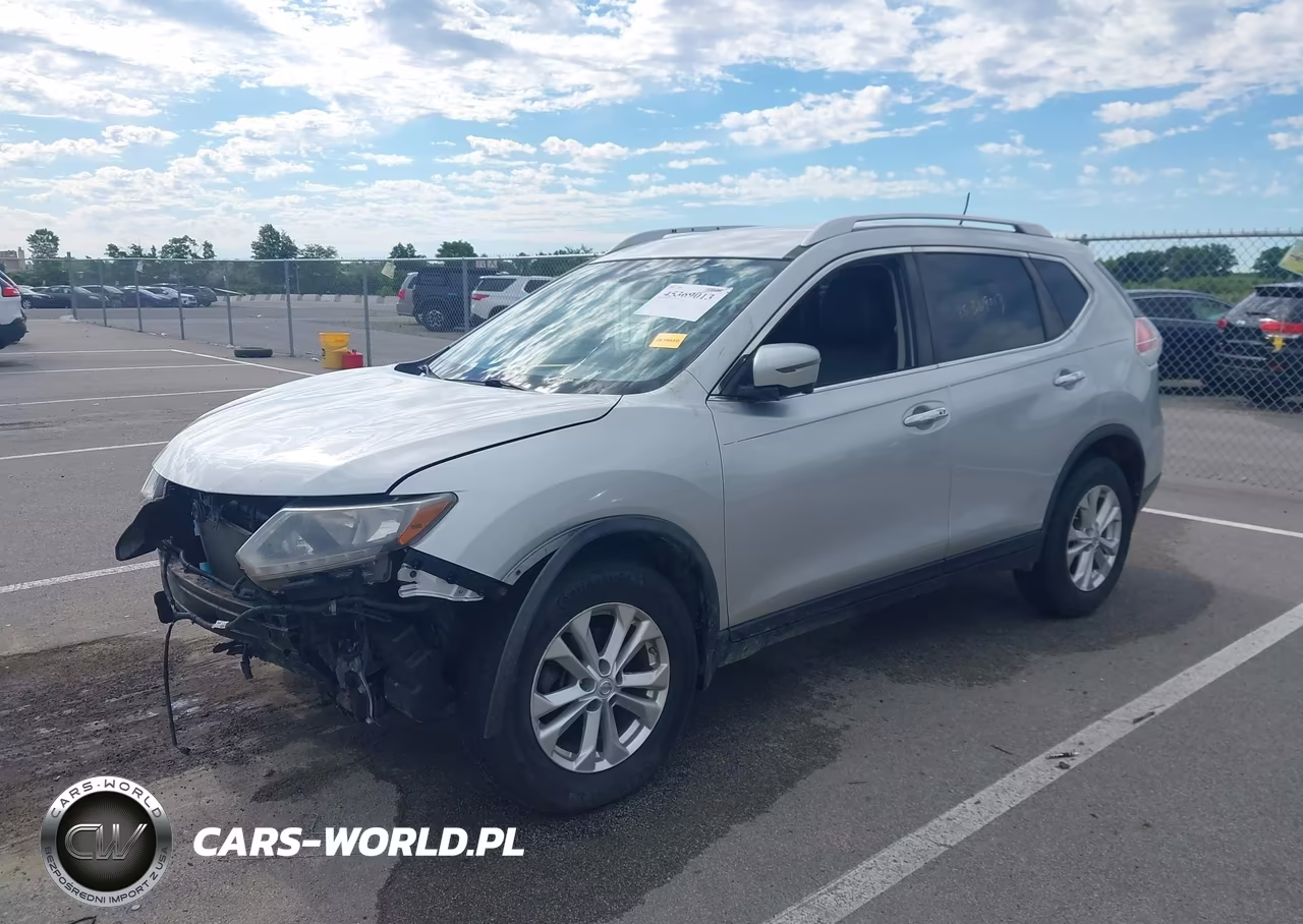 2016 Nissan Rogue Sv VIN:KNMAT2MV6GP662664 - 2