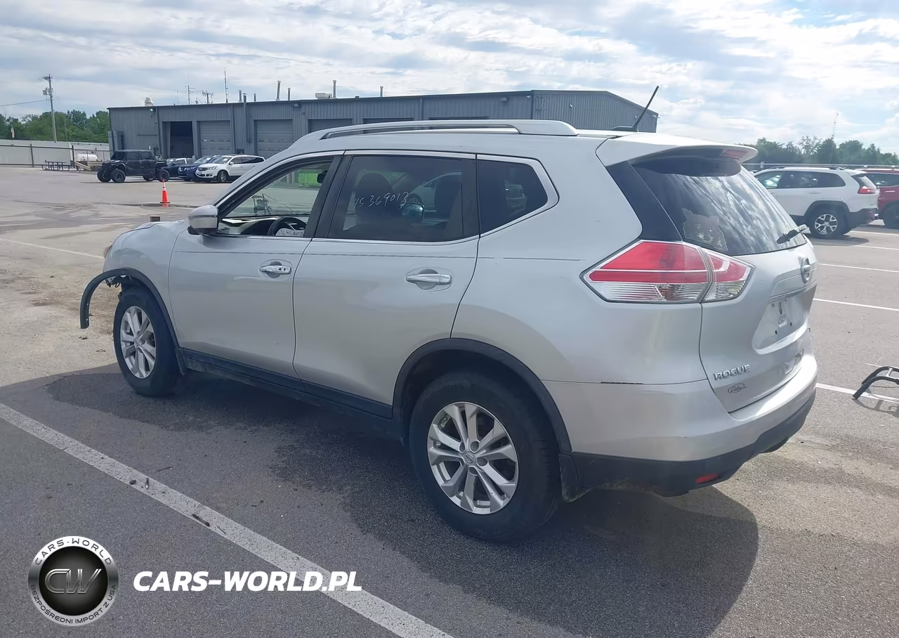 2016 Nissan Rogue Sv VIN:KNMAT2MV6GP662664 - 3