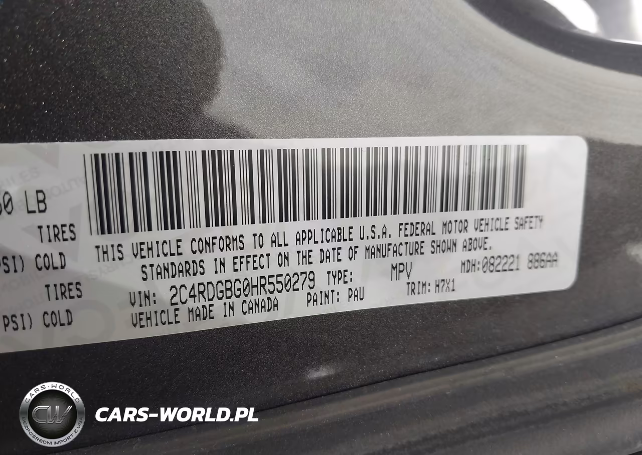 2017 Dodge Grand Caravan Se VIN:2C4RDGBG0HR550279 - 9