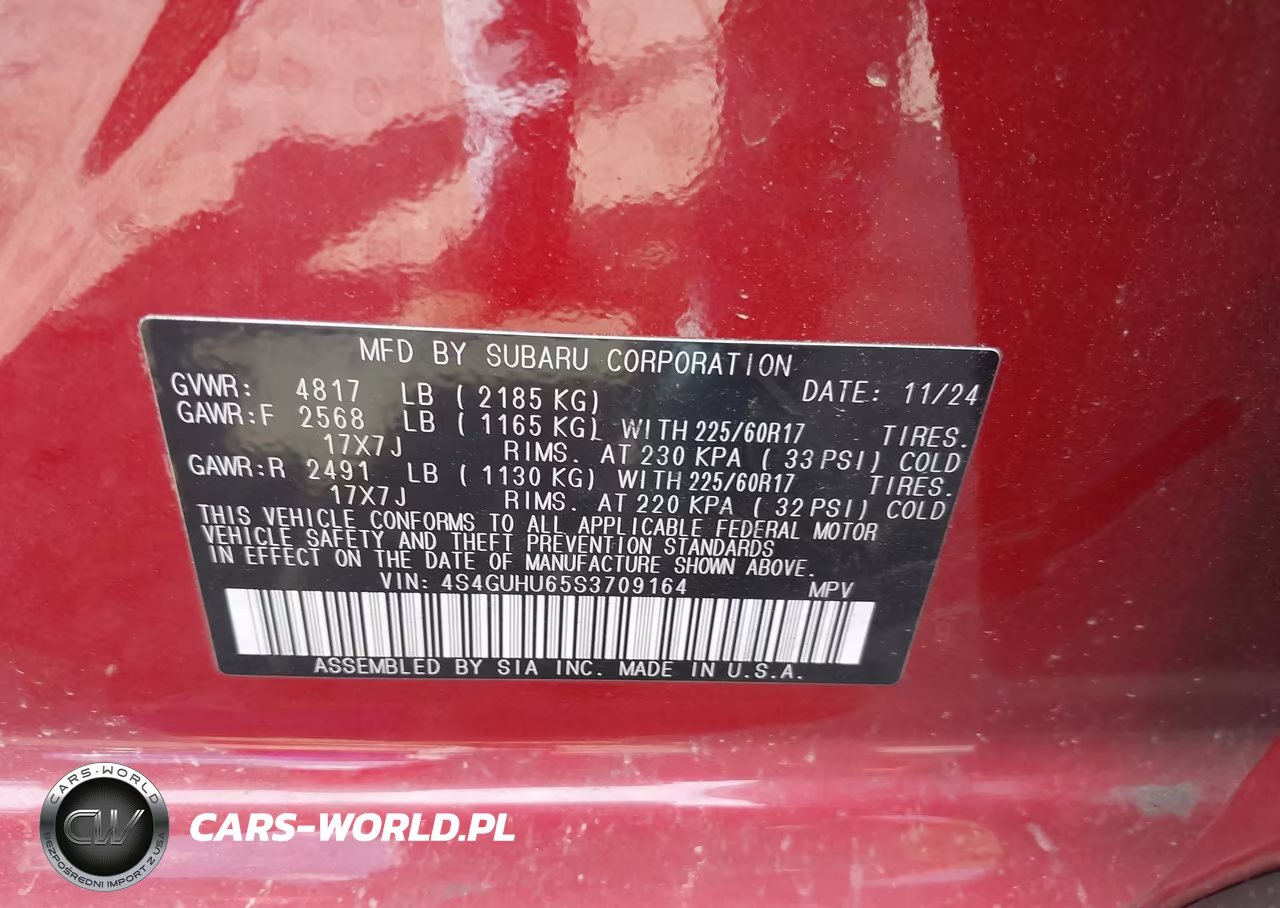 2025 Subaru Crosstrek Wilderness VIN:4S4GUHU65S3709164 - 9