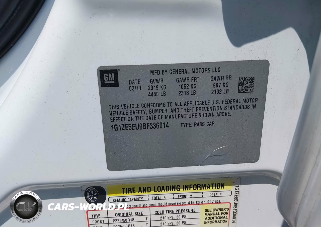 2011 Chevrolet Malibu Ltz VIN:1G1ZE5EU9BF336014 - 9