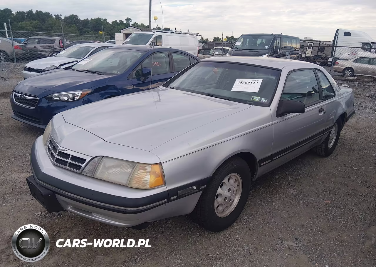 1988 Ford Thunderbird Sport VIN:1FABP61F0JH213940 - 2