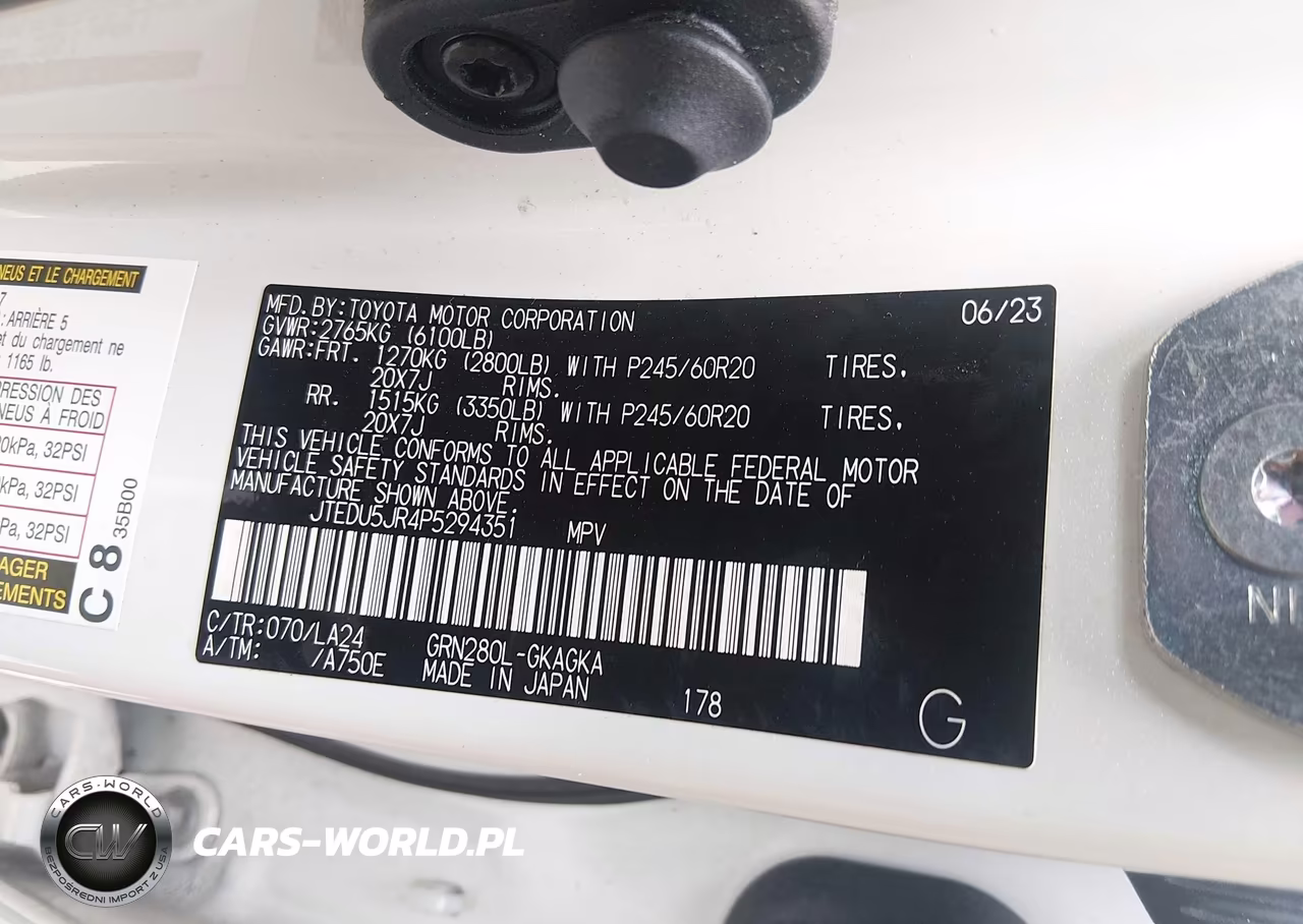 2023 Toyota 4Runner Limited VIN:JTEDU5JR4P5294351 - 9