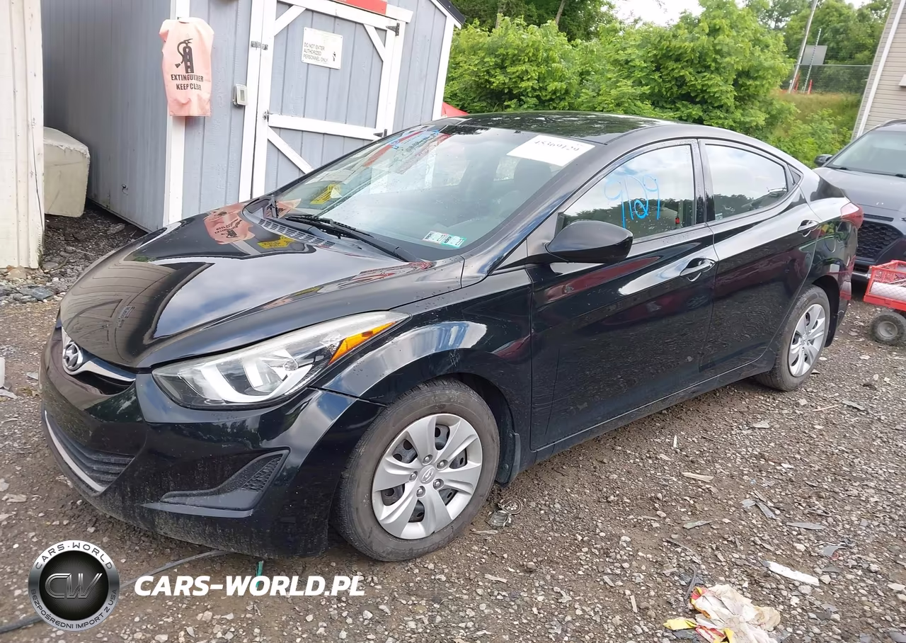 2016 Hyundai Elantra Se VIN:5NPDH4AE8GH793279 - 2