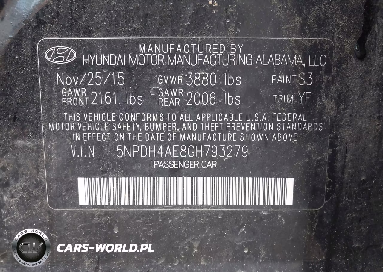 2016 Hyundai Elantra Se VIN:5NPDH4AE8GH793279 - 9