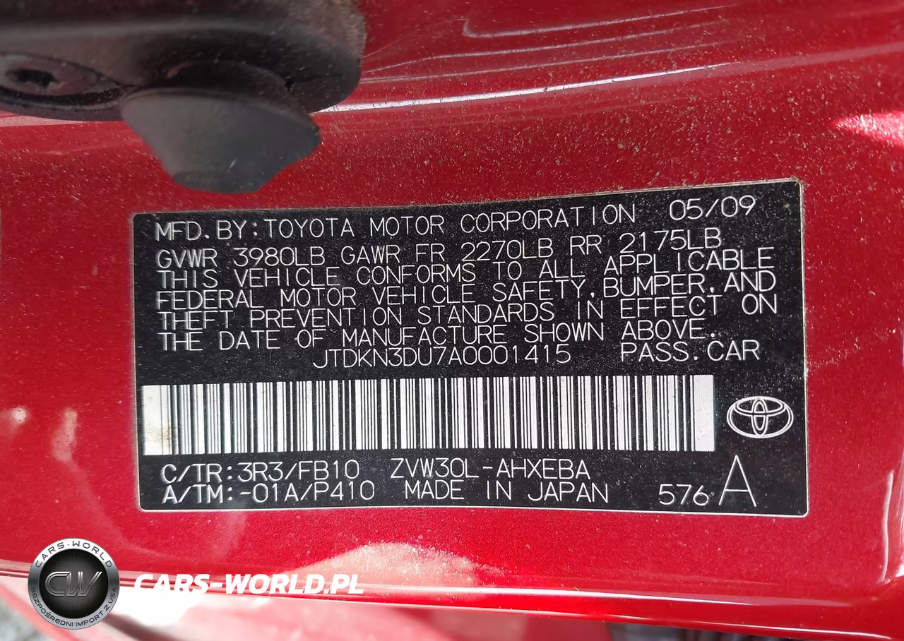 2010 Toyota Prius Iii VIN:JTDKN3DU7A0001415 - 9