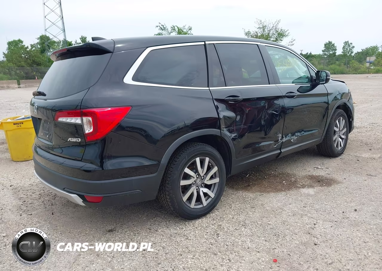2020 Honda Pilot Awd Ex-L VIN:5FNYF6H54LB040463 - 4
