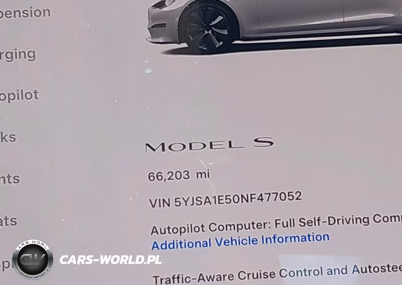 2022 Tesla Model S Dual Motor All-Wheel Drive VIN:5YJSA1E50NF477052 - 15