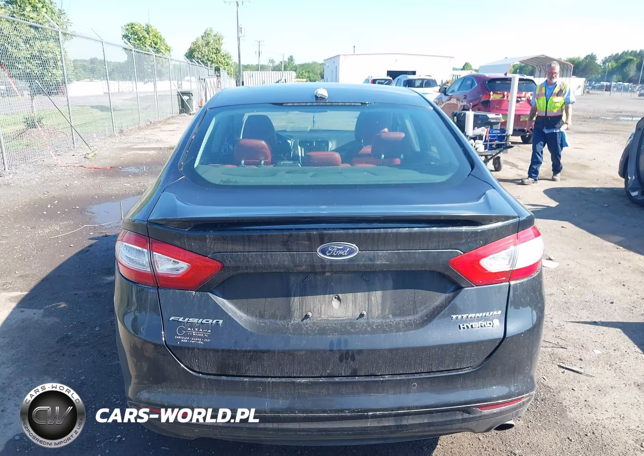 2014 Ford Fusion Hybrid Titanium VIN:3FA6P0RU5ER363709 - 16