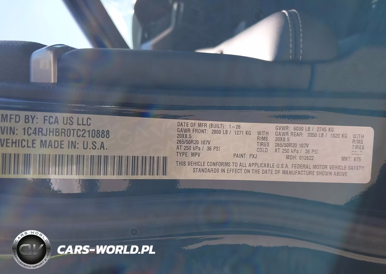 2026 Jeep Grand Cherokee Limited 4X4 VIN:1C4RJHBR0TC210888 - 9