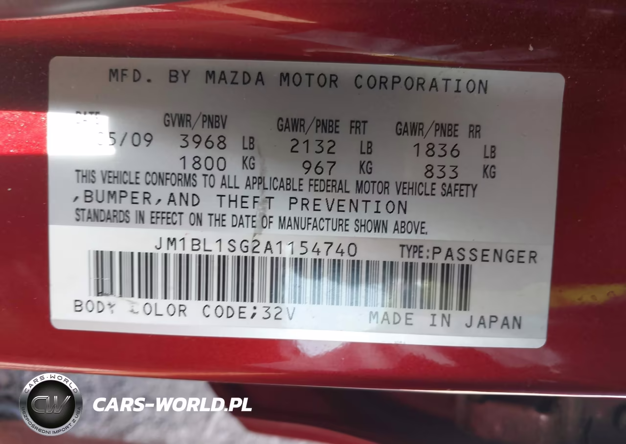 2010 Mazda Mazda3 I Touring VIN:JM1BL1SG2A1154740 - 9