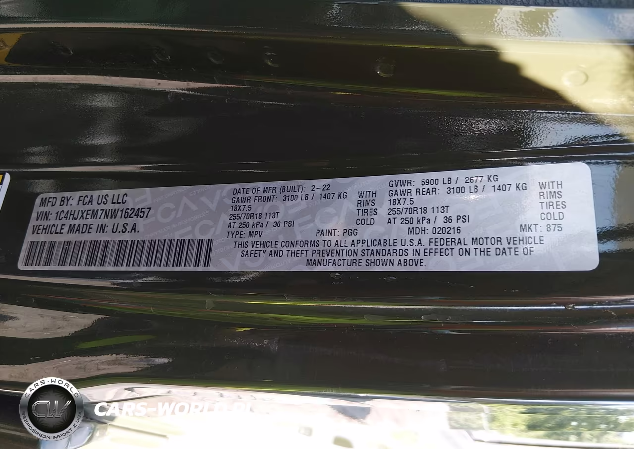 2022 Jeep Wrangler Unlimited Sahara Altitude 4X4 VIN:1C4HJXEM7NW162457 - 9