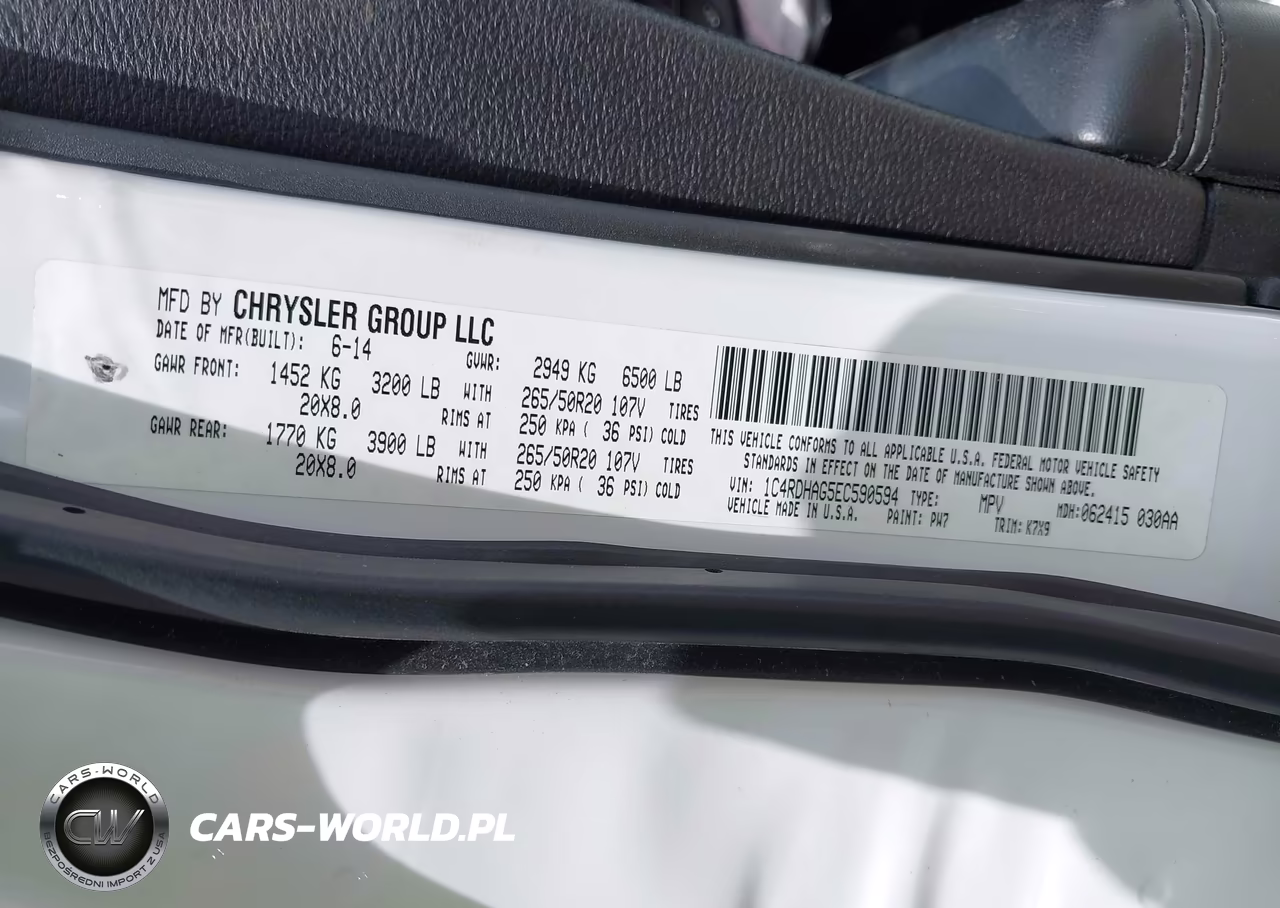 2014 Dodge Durango Sxt VIN:1C4RDHAG5EC590594 - 9