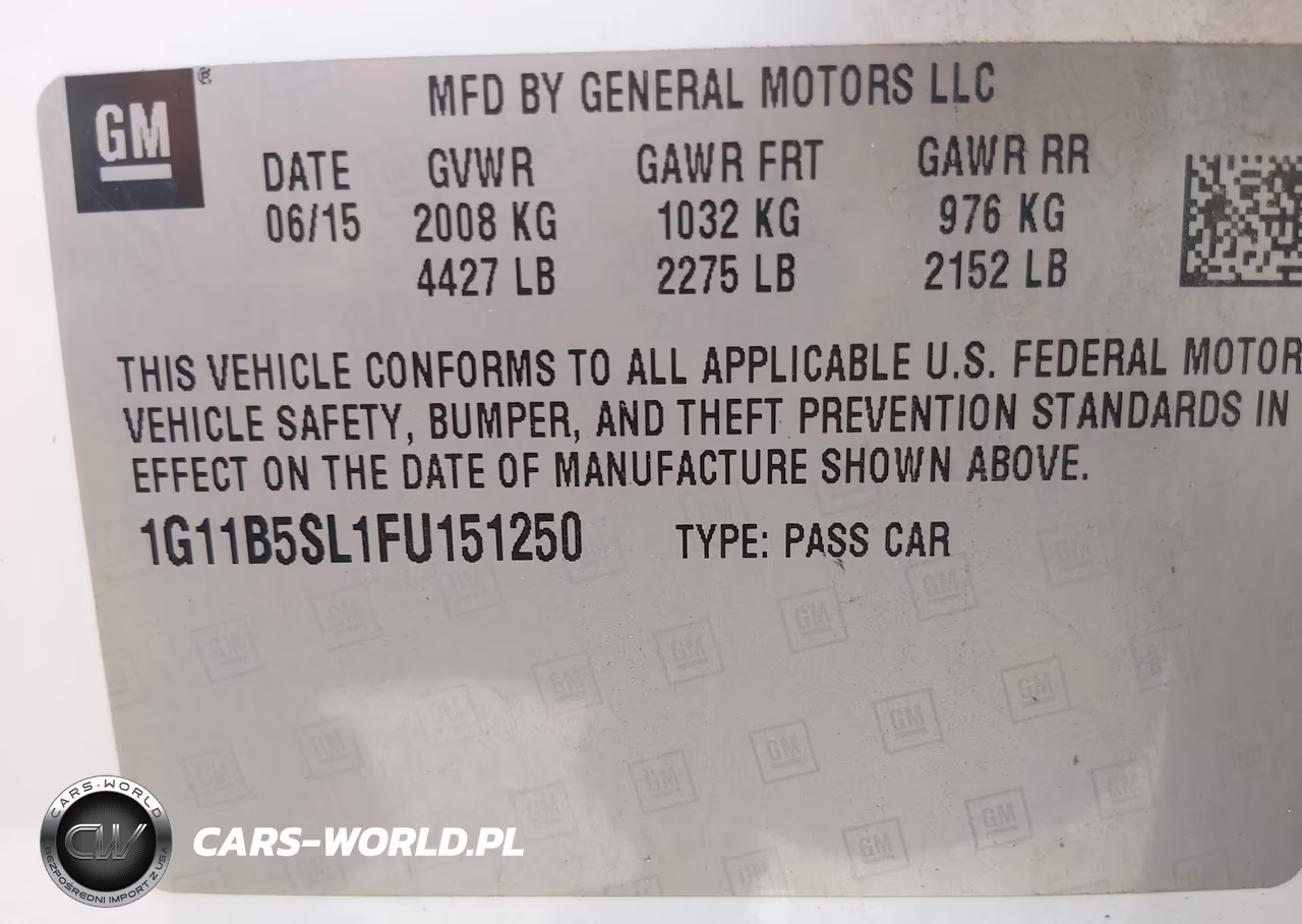 2015 Chevrolet Malibu Ls VIN:1G11B5SL1FU151250 - 9