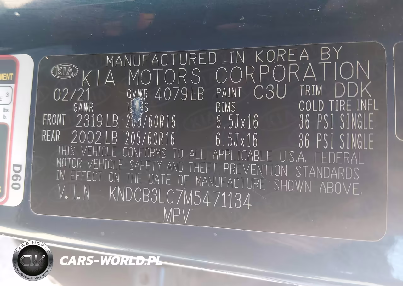 2021 Kia Niro Lx VIN:KNDCB3LC7M5471134 - 9