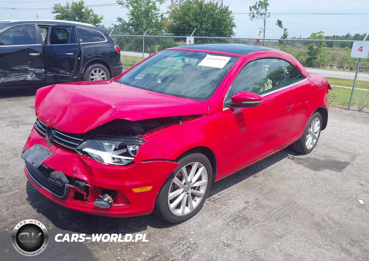 2013 Volkswagen Eos Komfort VIN:WVWBW8AH9DV001313 - 2