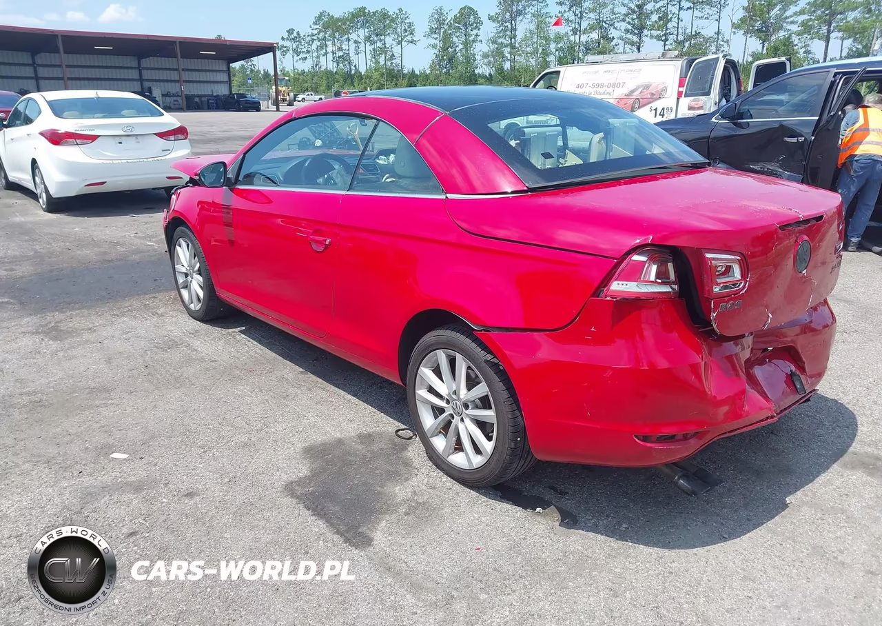 2013 Volkswagen Eos Komfort VIN:WVWBW8AH9DV001313 - 3