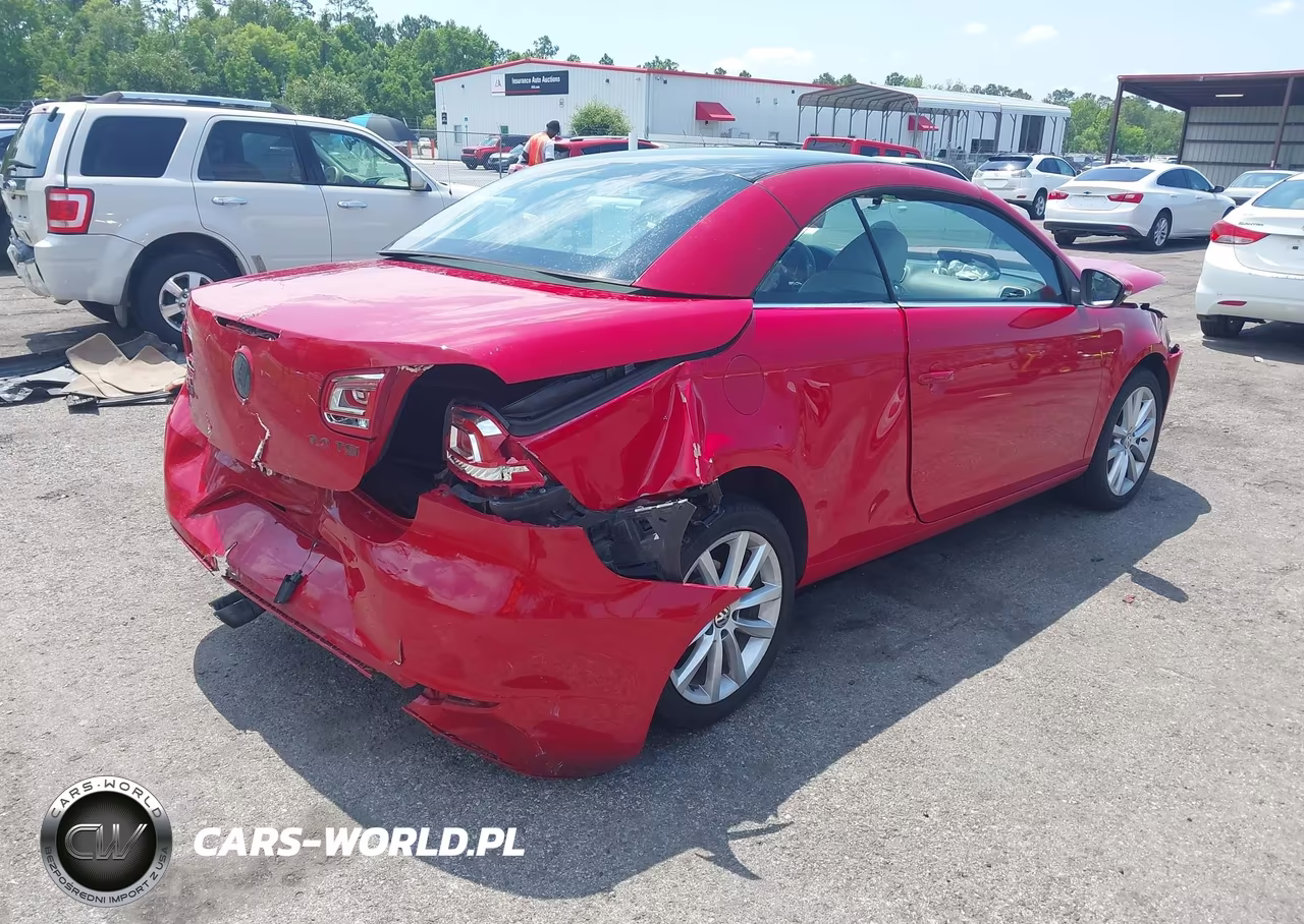 2013 Volkswagen Eos Komfort VIN:WVWBW8AH9DV001313 - 4