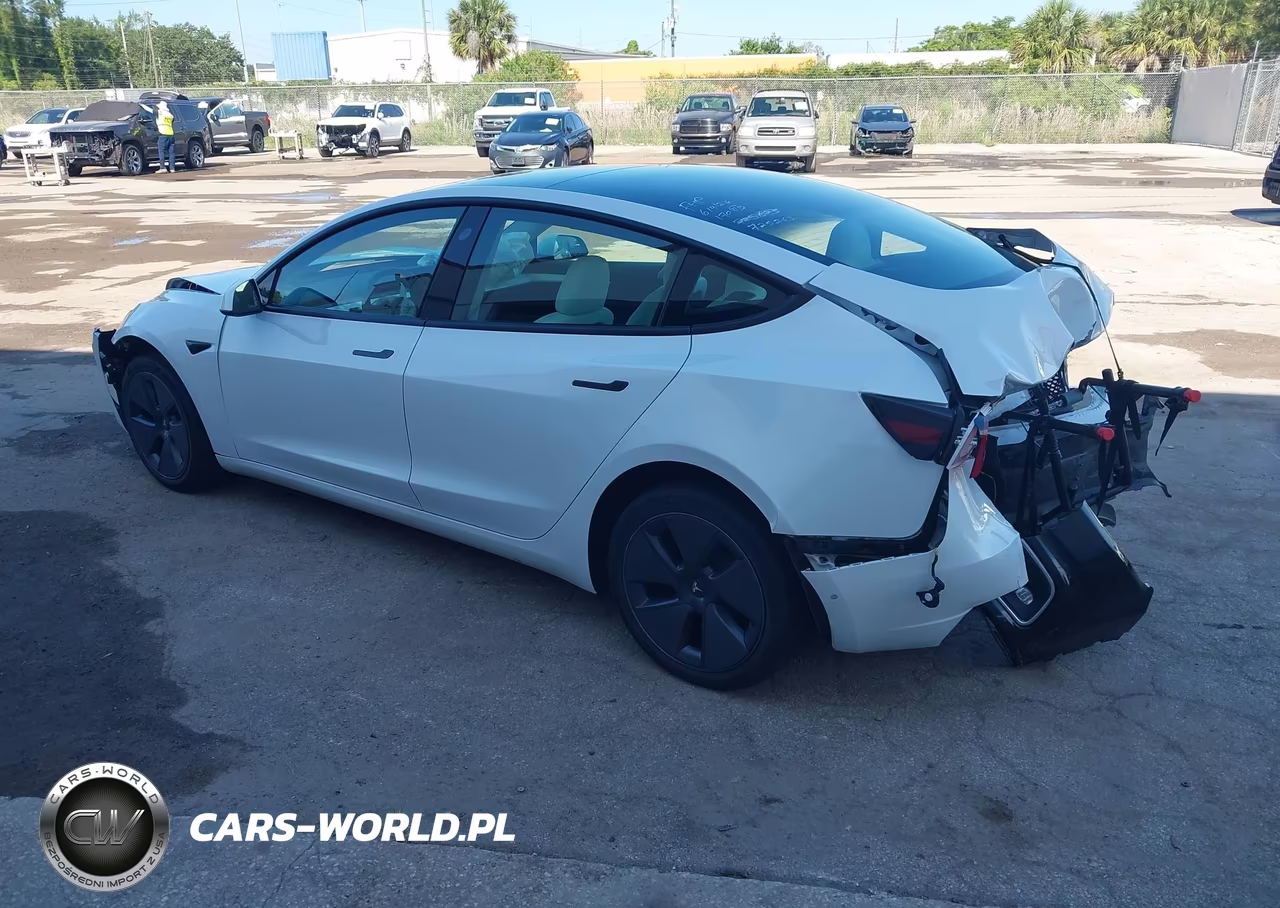 2022 Tesla Model 3 Rear-Wheel Drive VIN:5YJ3E1EA5NF329727 - 3