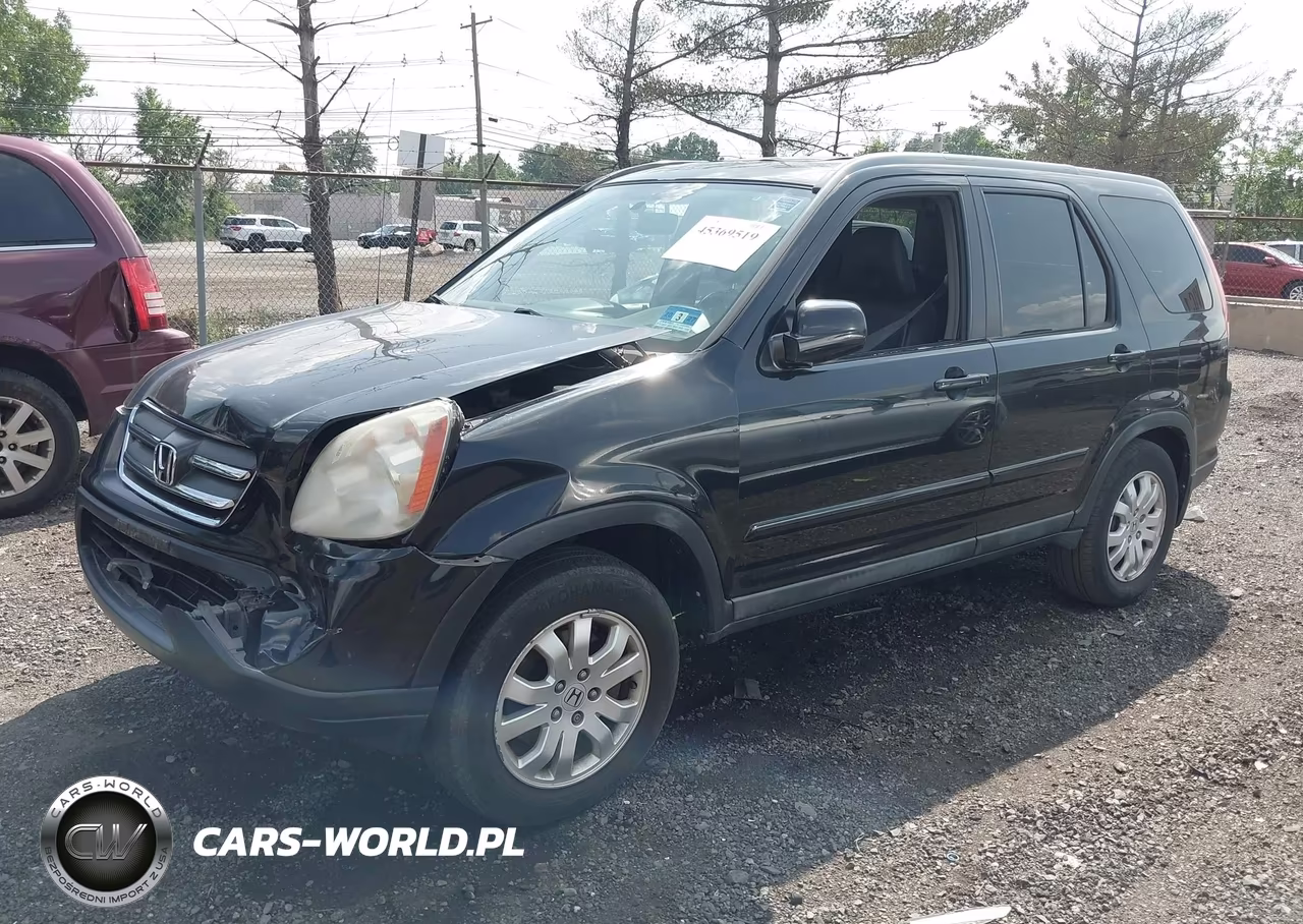 2006 Honda Cr-V Se VIN:SHSRD78926U405240 - 2