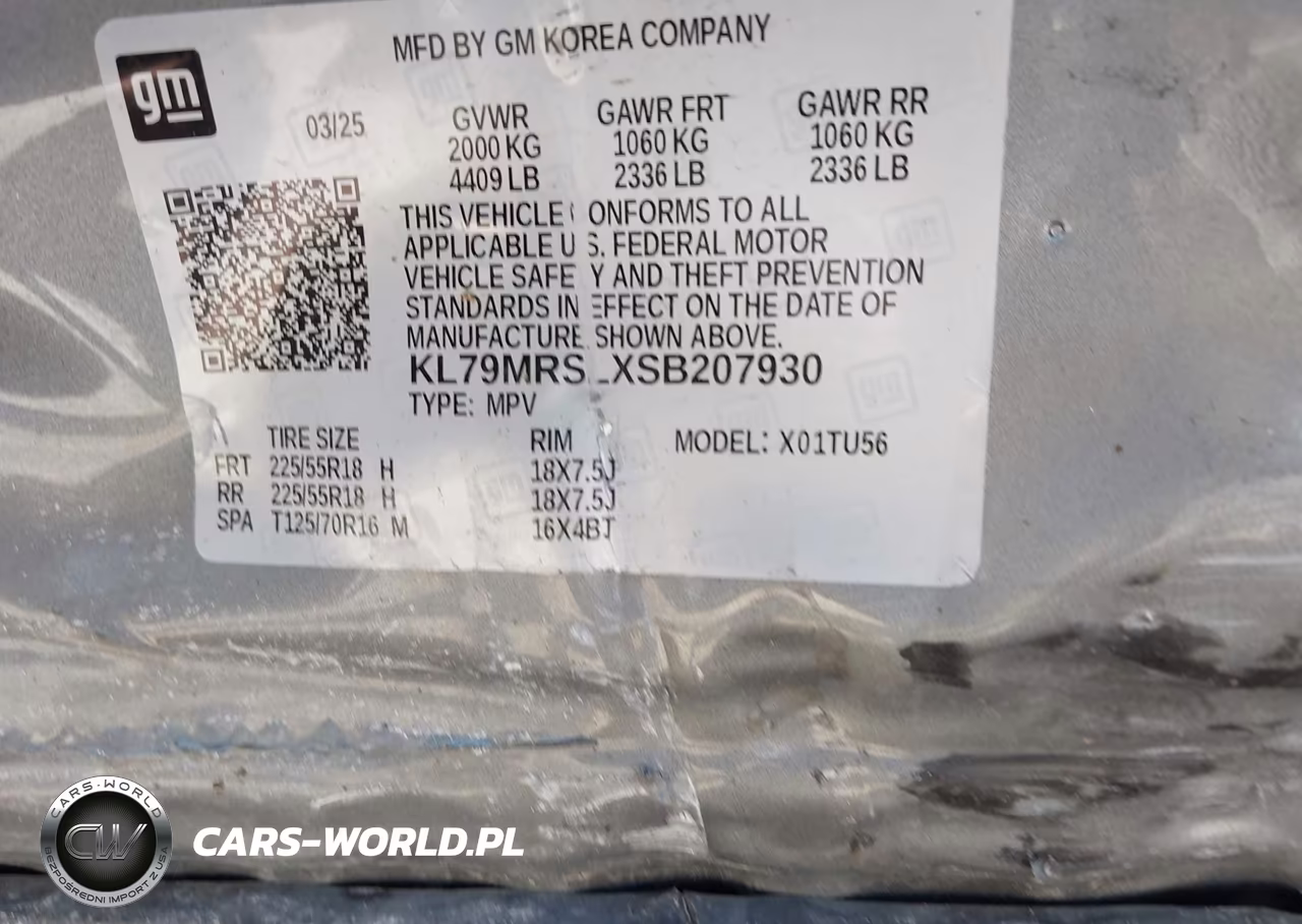 2025 Chevrolet Trailblazer Awd Lt VIN:KL79MRSLXSB207930 - 9