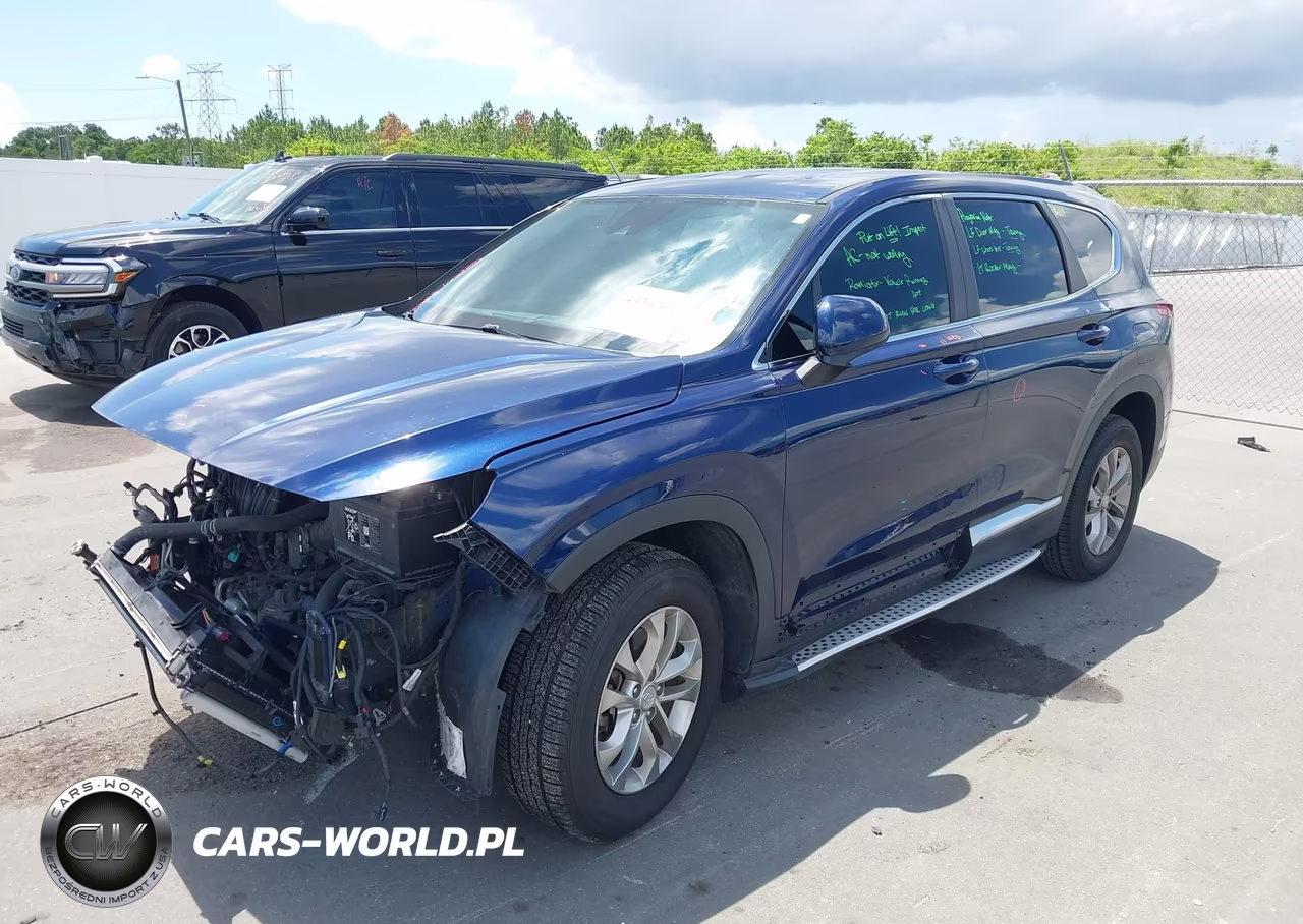 2019 Hyundai Santa Fe Se VIN:5NMS23AD8KH067082 - 2