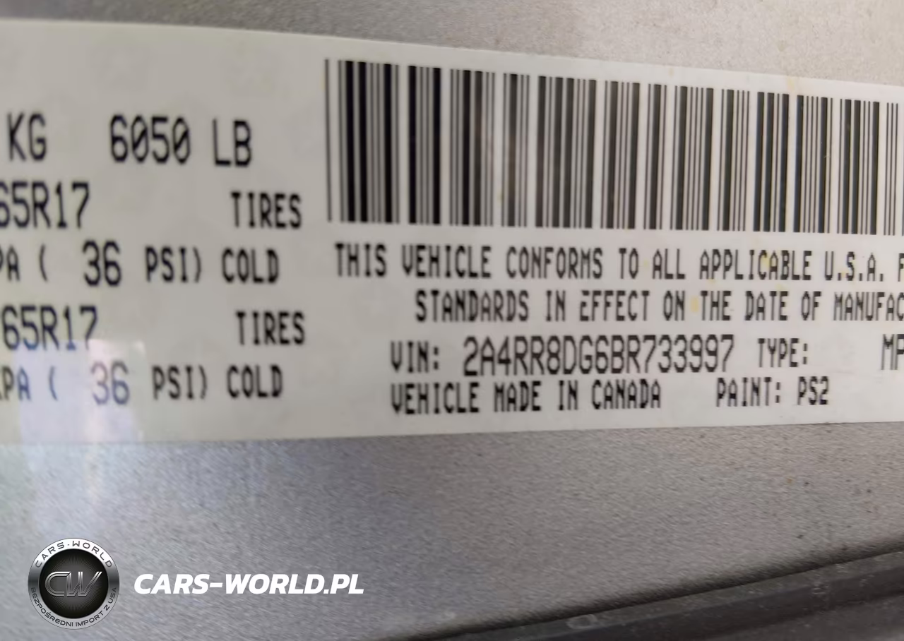 2011 Chrysler Town & Country Touring-L VIN:2A4RR8DG6BR733997 - 9