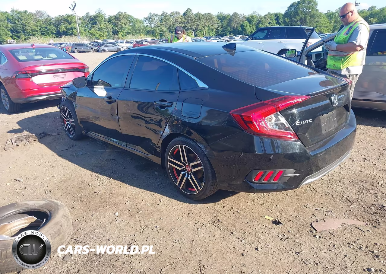2019 Honda Civic Ex VIN:19XFC1F36KE210105 - 3