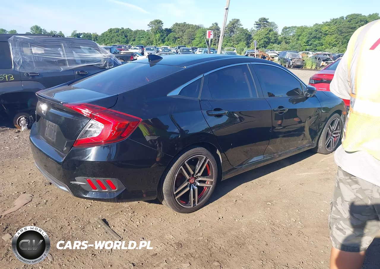 2019 Honda Civic Ex VIN:19XFC1F36KE210105 - 4