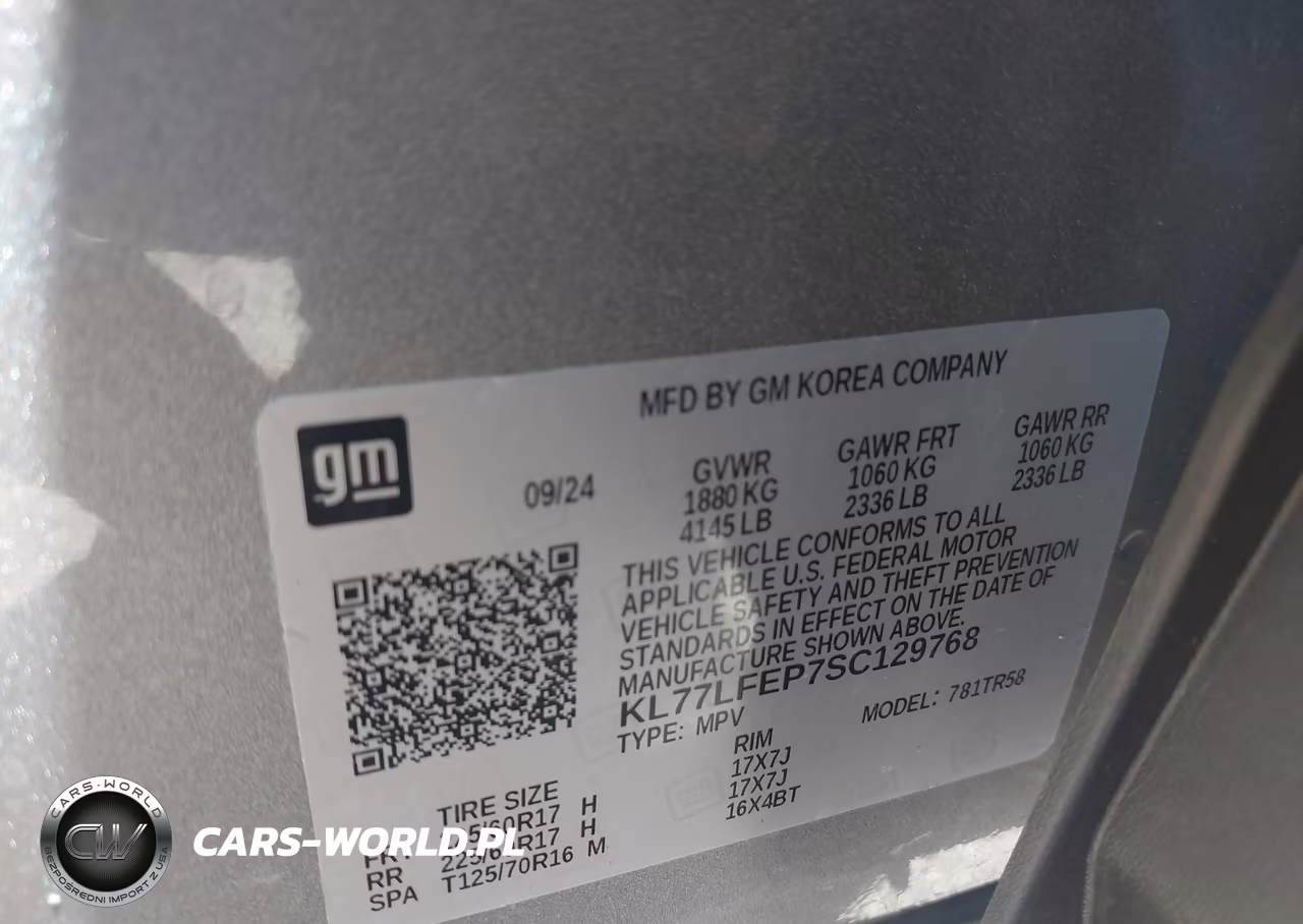 2025 Chevrolet Trax Fwd Ls VIN:KL77LFEP7SC129768 - 9