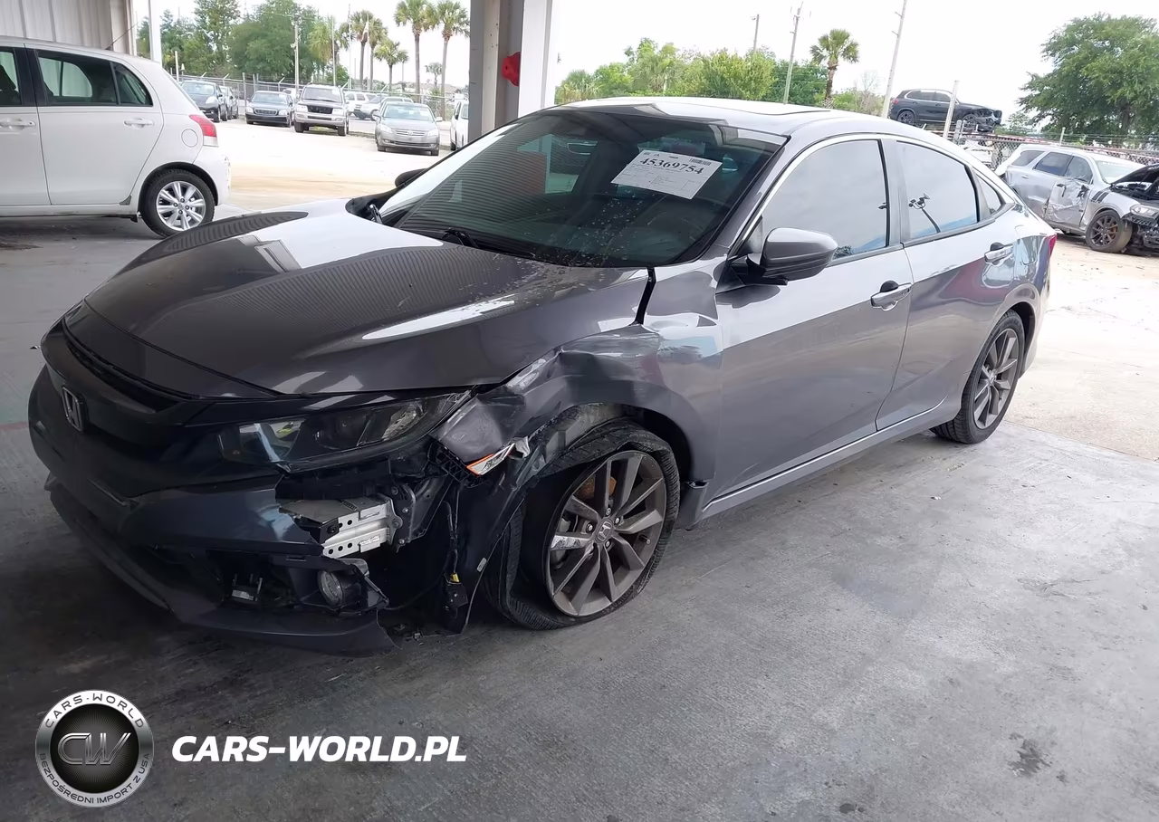 2020 Honda Civic Ex VIN:19XFC1F30LE215446 - 2