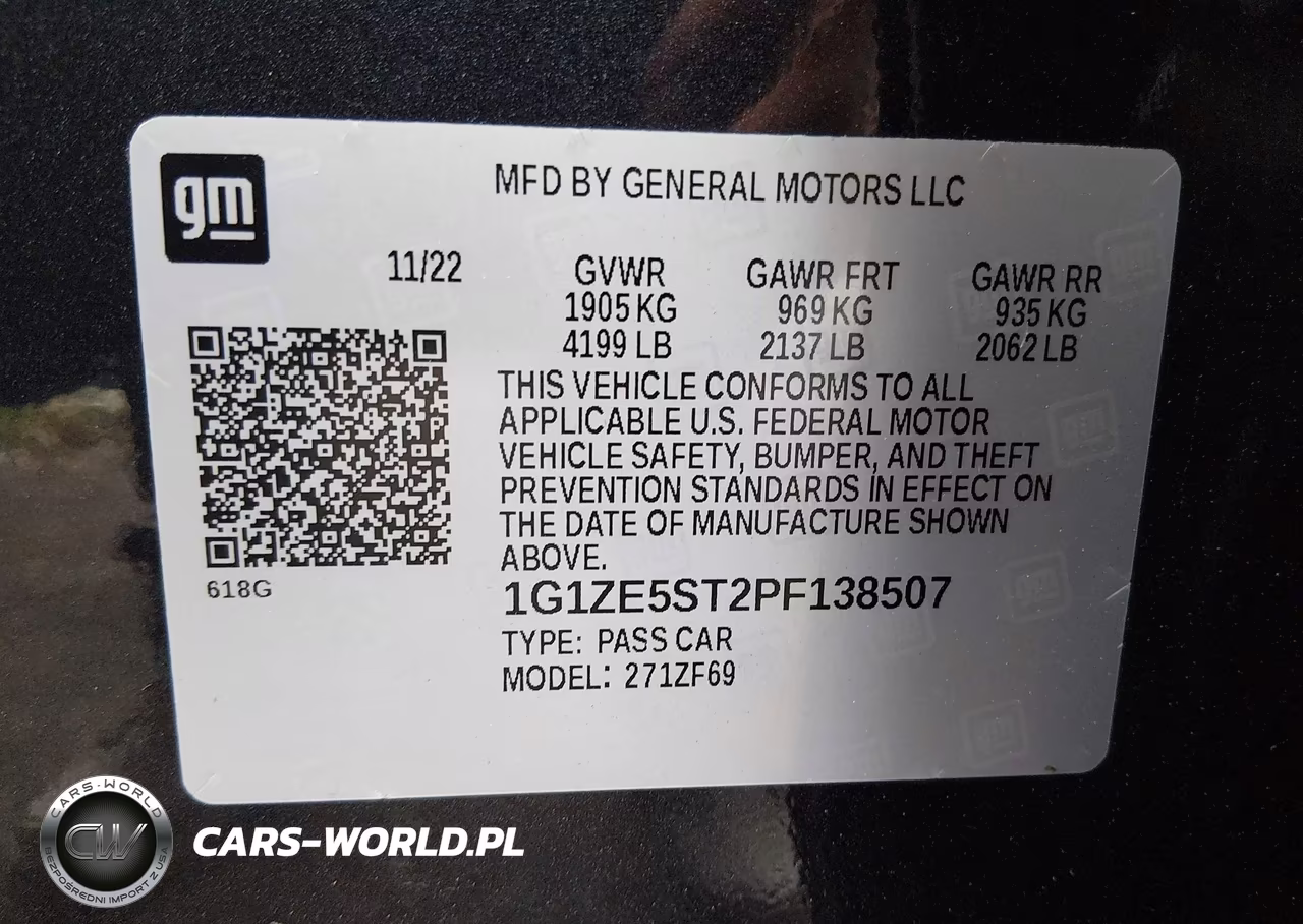 2023 Chevrolet Malibu Fwd 2Lt VIN:1G1ZE5ST2PF138507 - 9