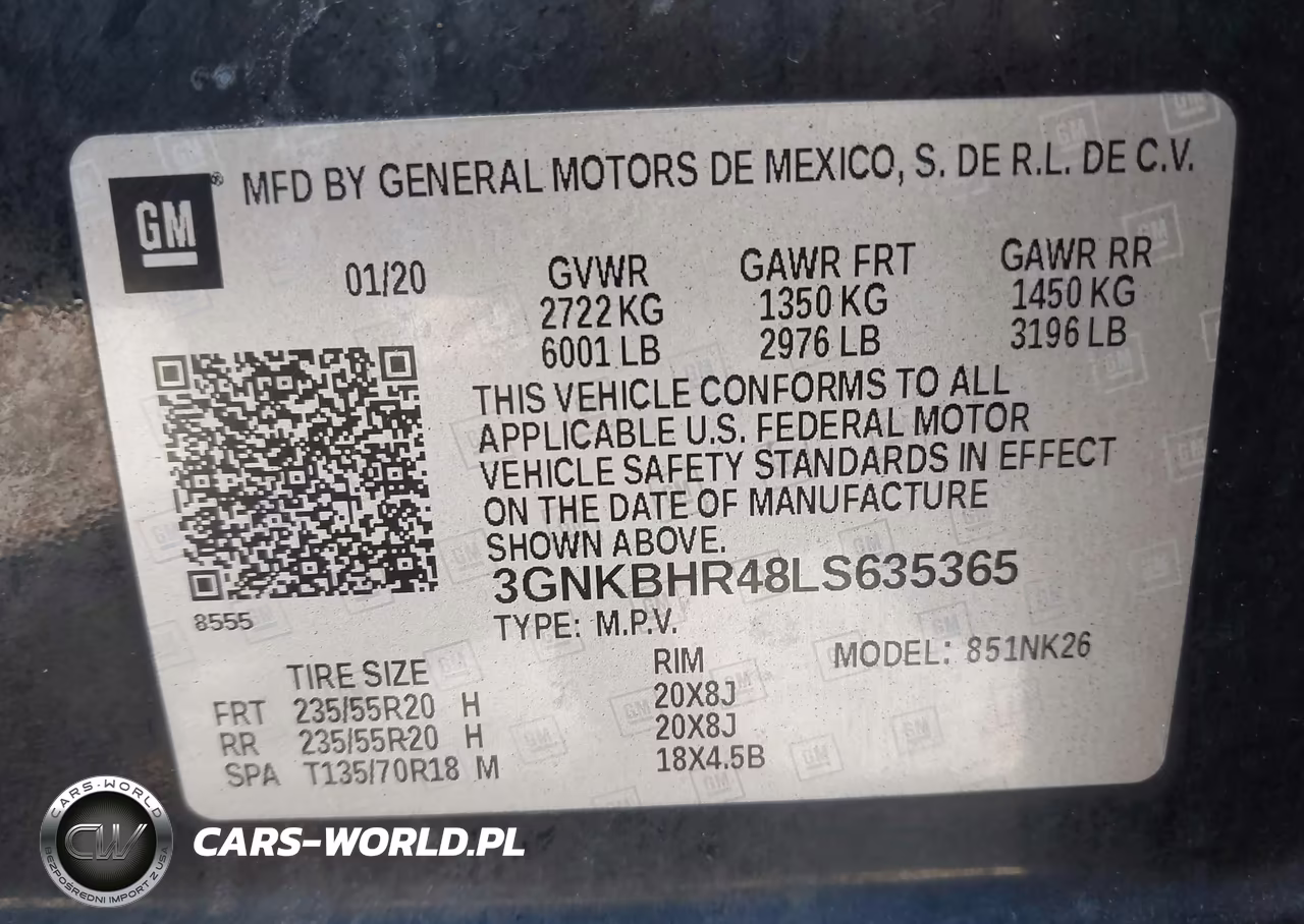 2020 Chevrolet Blazer Awd 2Lt VIN:3GNKBHR48LS635365 - 9
