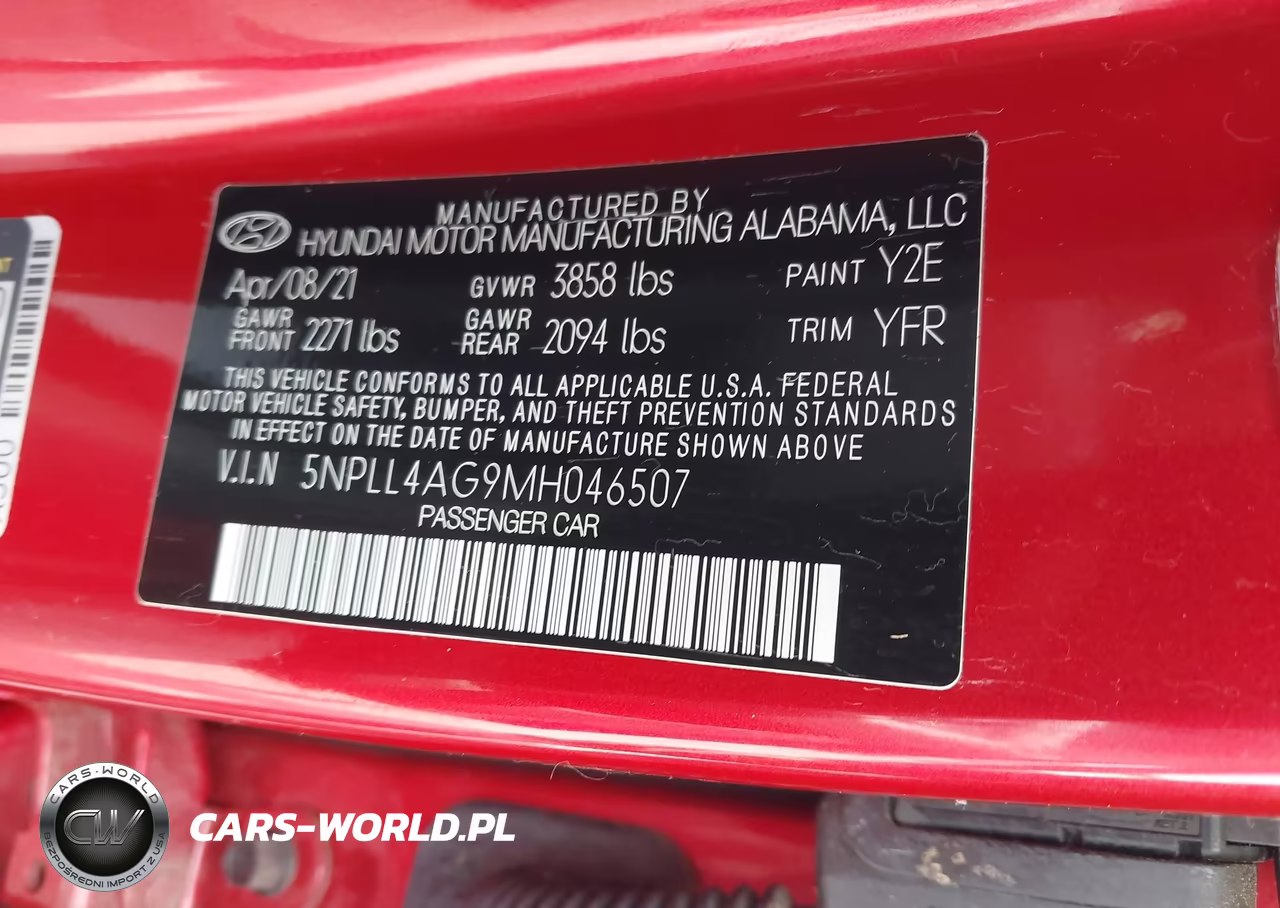 2021 Hyundai Elantra Se VIN:5NPLL4AG9MH046507 - 9