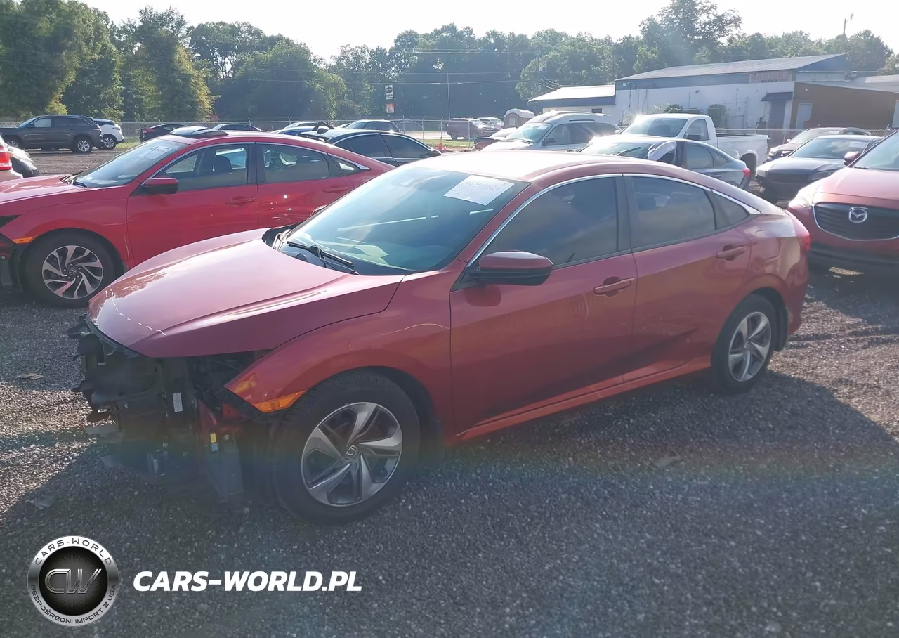 2019 Honda Civic Lx VIN:2HGFC2F66KH562378 - 2